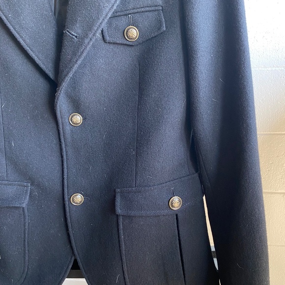 Black Topman Peacoat - Picture 3 of 5